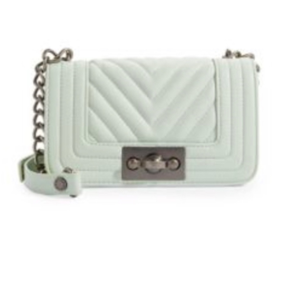 Steve Madden Small Flap Top mint Crossbody Bag